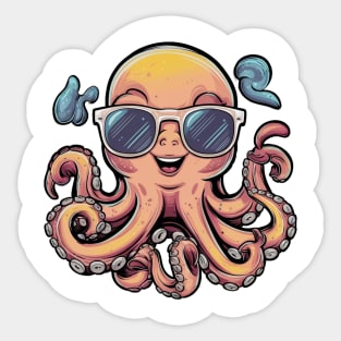 Cute Octopus Sticker